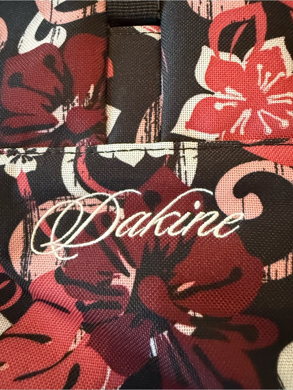 Dakine Black and Red Floral Mini Backpack - Picture 7 of 10